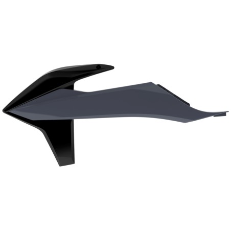 Aletines de radiador Polisport SX/SX-F 19 Negro / Gris Nardo Grey