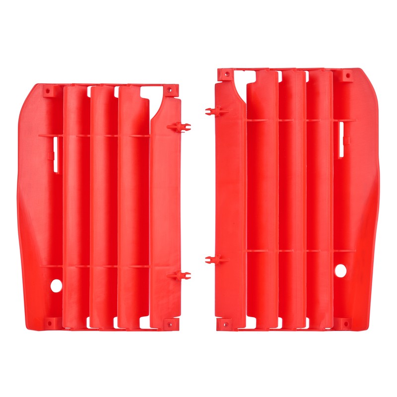 Aletines de radiador POLISPORT 8455700002 rojo Honda