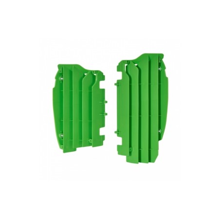 Aletines de radiador POLISPORT Kawasaki verde 8457800002