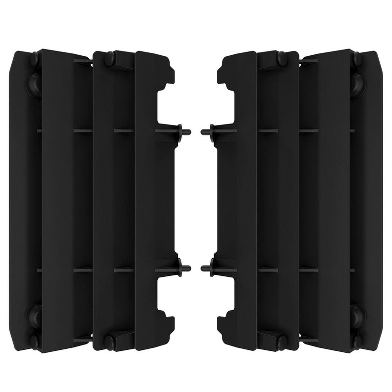 Tapas de radiador POLISPORT negro