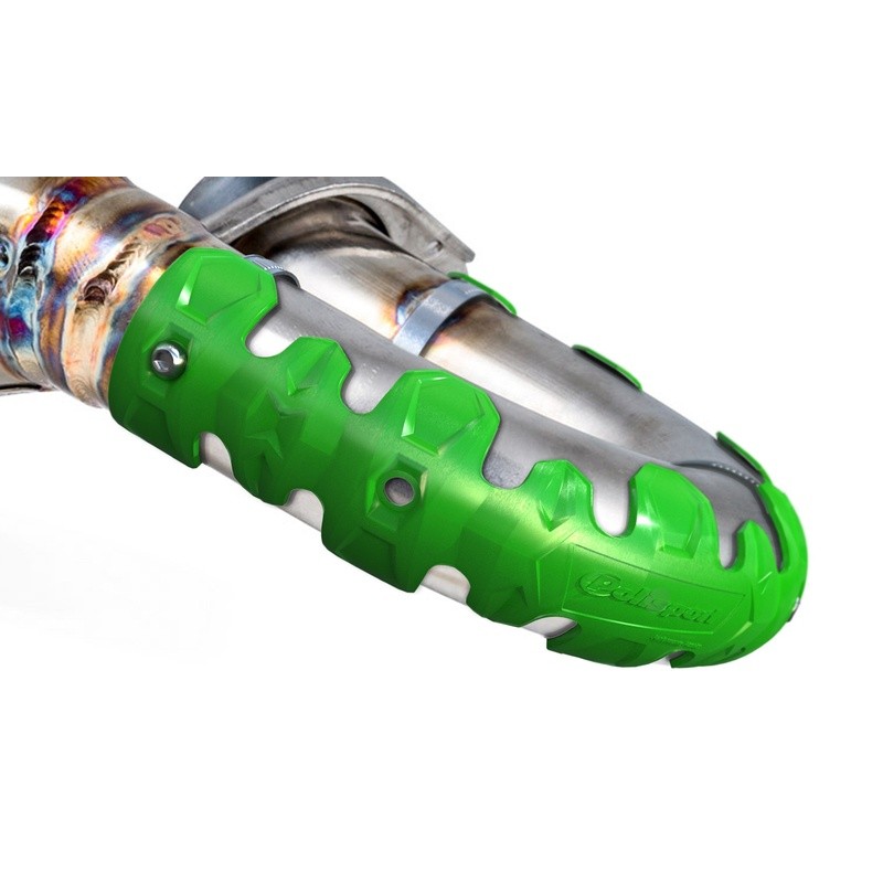 Protector de escape POLISPORT largo verde