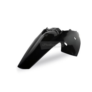 Guardabarros trasero con paneles laterales integrados POLISPORT neg...