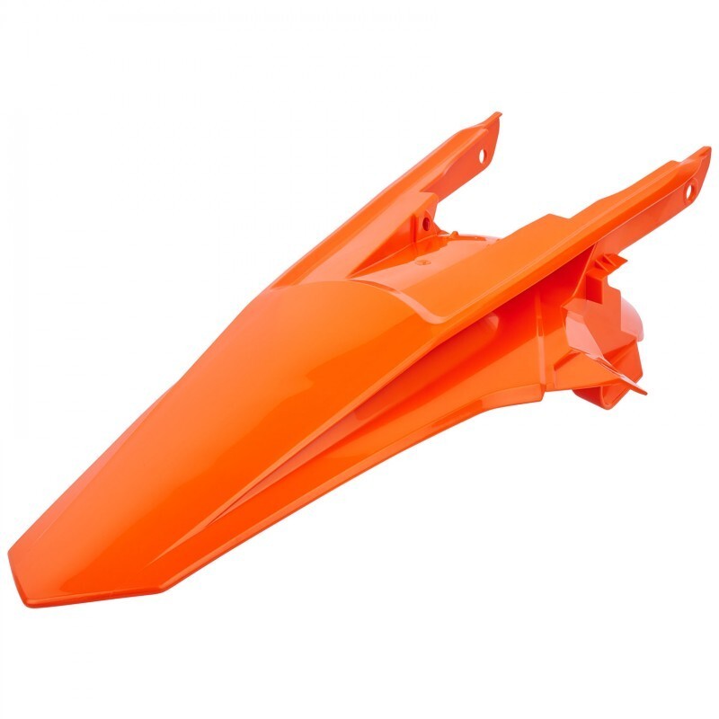 Guardabarros trasero POLISPORT naranja KTM