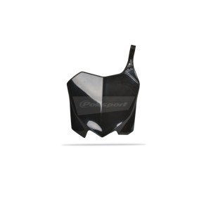 POLISPORT Front Number Plate Black Honda CRF250R/CRF450R