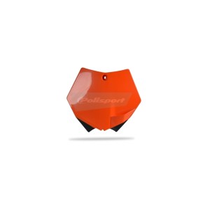 Porta-números delantero POLISPORT naranja KTM