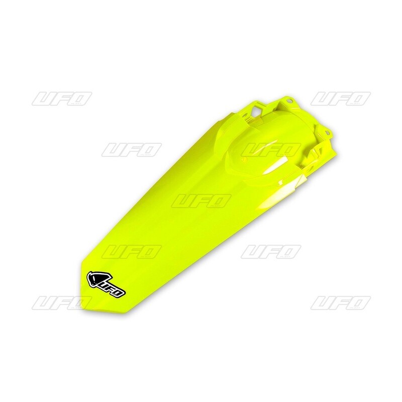 Guardabarros trasero UFO Honda amarillo fluor HO04681-DFLU