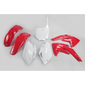 Kit de Plástica UFO OEM Color Rojo / Blanco Honda CRF150R / 150F