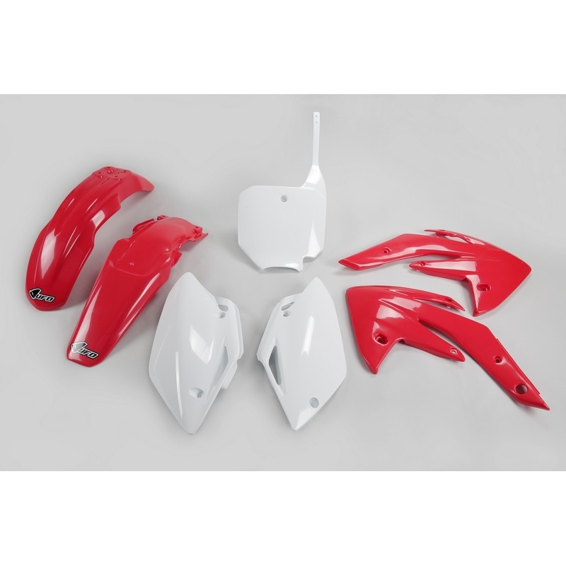 Kit de Plástica UFO OEM Color Rojo / Blanco Honda CRF150R / 150F