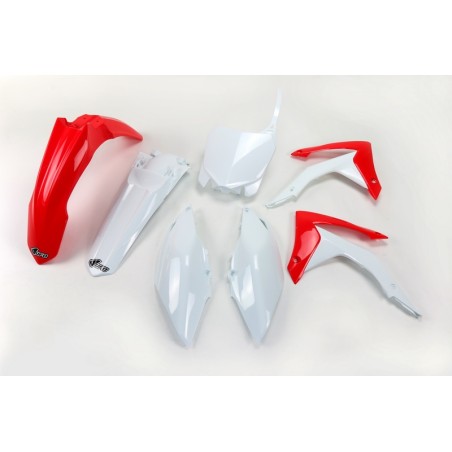 Kit de Plástica UFO OEM Color Rojo / Blanco Honda CRF250R / 450R