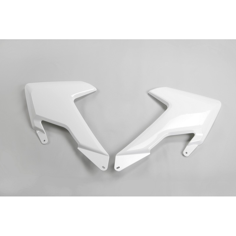 Plásticos laterales de radiador UFO Husqvarna blanco HU03365-041