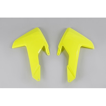 Paneles laterales radiador UFO amarillo fluor Husqvarna TC-FC