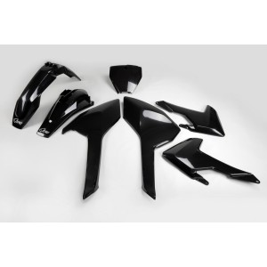 Kit plástica completo UFO Husqvarna color negro HUKIT616-001