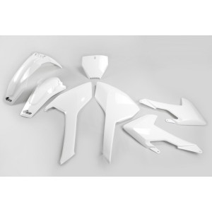 Kit plástica completo UFO Husqvarna color blanco HUKIT616-041