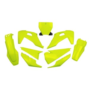 Kit plástica completo UFO Husqvarna amarillo fluor - Husqvarna TC/FC