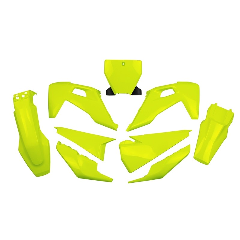 Kit plástica completo UFO Husqvarna amarillo fluor - Husqvarna TC/FC