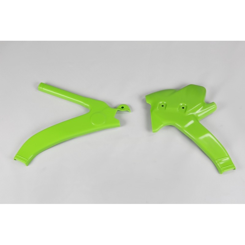 Protector de chasis UFO Kawasaki verde KA02772-026