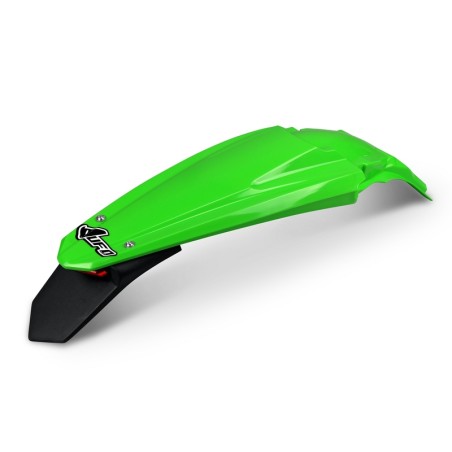 Guardabarros trasero con piloto LED UFO Kawasaki verde KA04735-026