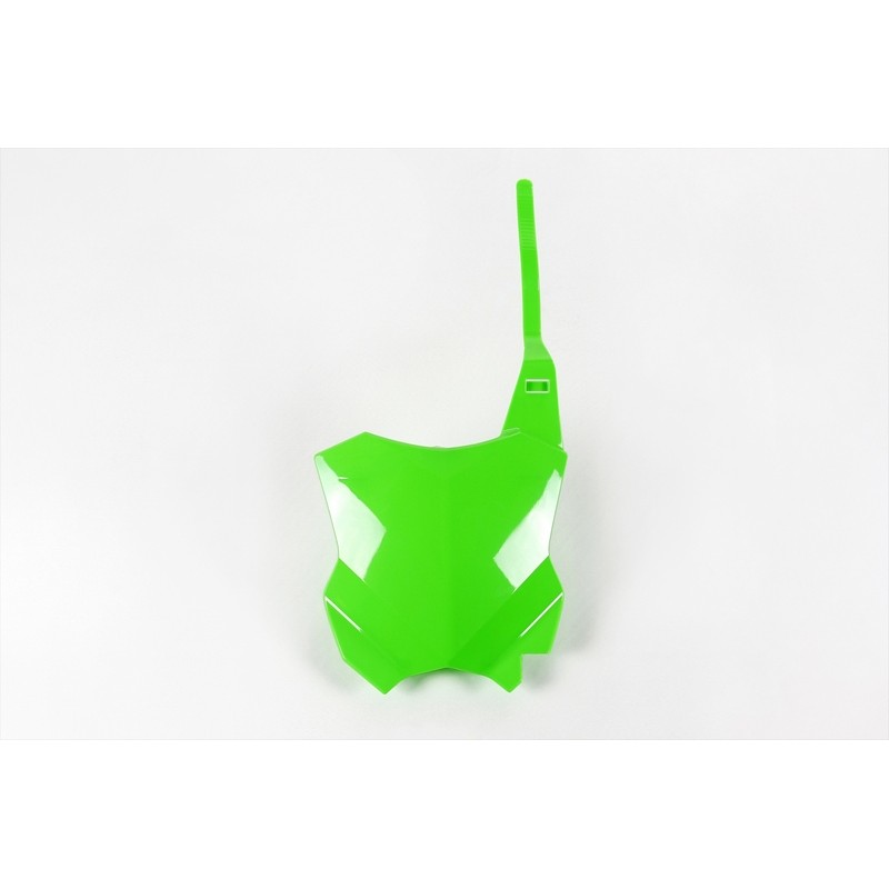 Portanúmeros delantero UFO verde fluor Kawasaki KX450F