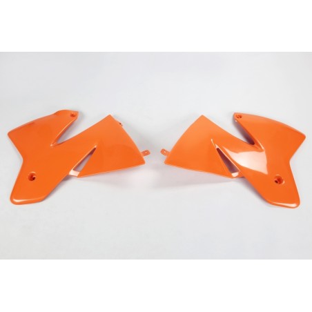 Plásticos laterales de radiador UFO KTM naranja KT03040-127
