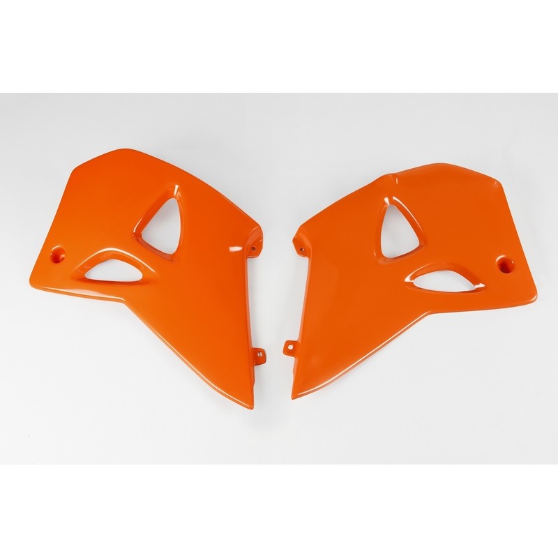 Plásticos laterales de radiador UFO KTM naranja KT03044-127