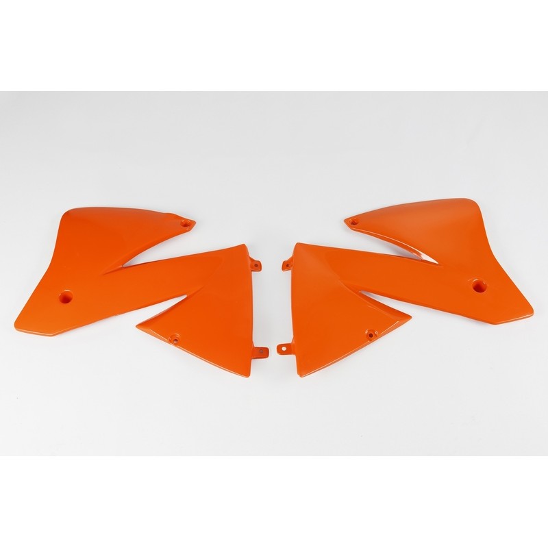 Plásticos laterales de radiador UFO KTM naranja KT03066-127