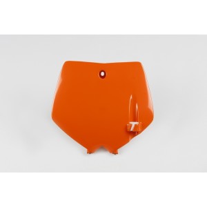 Portanúmeros delantero UFO KTM naranja KT03071-127