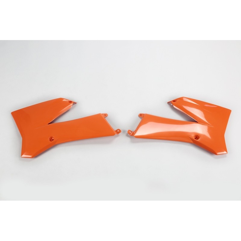 Plásticos laterales de radiador UFO KTM naranja KT03088-127