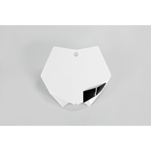 Portanúmeros delantero UFO KTM blanco KT03093-047