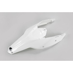 Guardabarros trasero con paneles laterales UFO KTM blanco KT04021-047