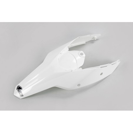 Guardabarros trasero con paneles laterales UFO KTM blanco KT04021-047