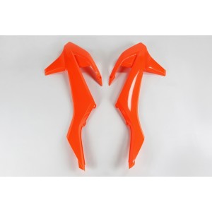 Paneles laterales radiador UFO naranja fluor KTM SX/SX-F