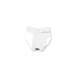 Portanúmeros delantero UFO KTM blanco KT04063-047