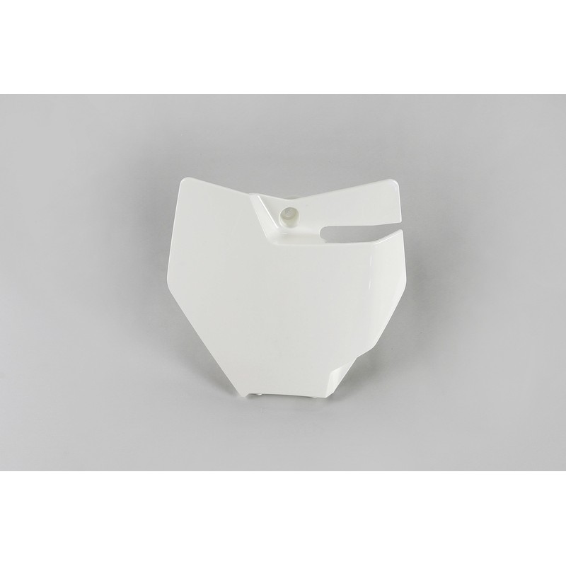 Portanúmeros delantero UFO KTM blanco KT04087-047