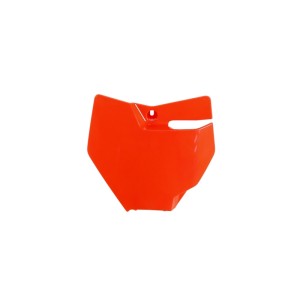 Porta-números delantero UFO Neon naranja KTM SX85