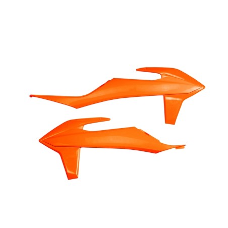 Plásticos laterales de radiador UFO naranja neon KTM SX/SX-F