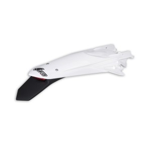Guardabarros trasero UFO + portamatrículas con LED blanco KTM EXC/E...