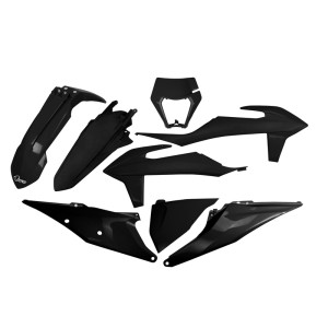 Kit plástica UFO negro KTM EXC/EXC-F