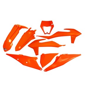Kit plástica UFO naranja flúor KTM EXC/EXC-F