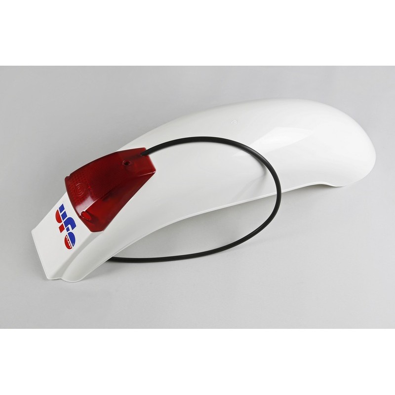 Guardabarros trasero universal UFO Preston con luz (1975-1979) blan...