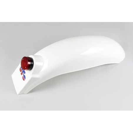 Guardabarros trasero universal UFO enduro con luz Ktm (75-76) blanc...