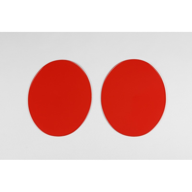 Portanúmeros universal UFO 2 uds- (desde 1970) rojo ME08048-B