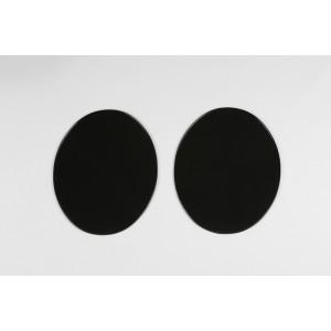 Portanúmeros universal UFO 2 pcs- (desde 1970) negro ME08048-K