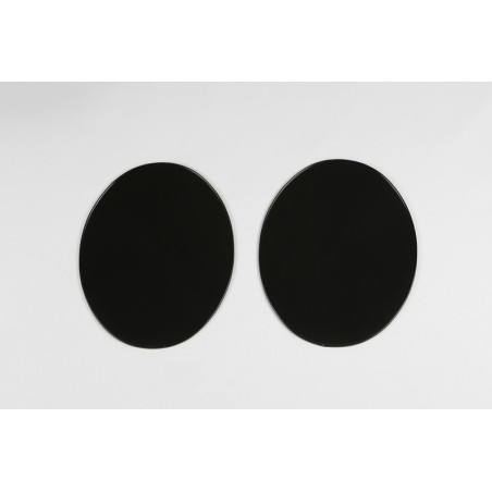 Portanúmeros universal UFO 2 pcs- (desde 1970) negro ME08048-K