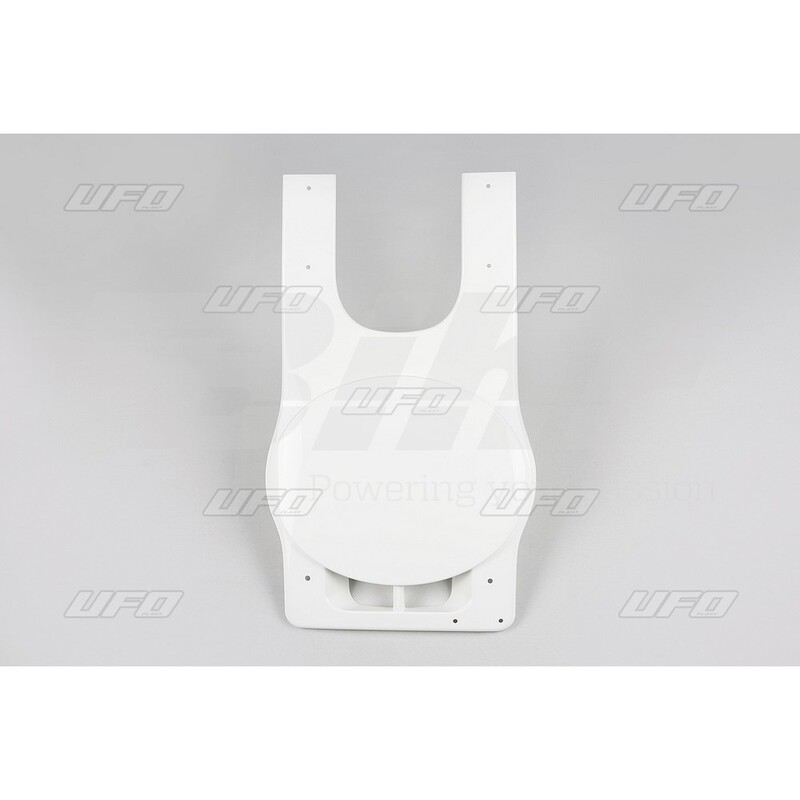 Portanúmeros delantero UFO con sujeta cables Beta blanco ME08052-W