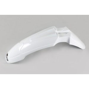 Guardabarros delantero UFO 125-250-500 cross-enduro blanco PA01028-041