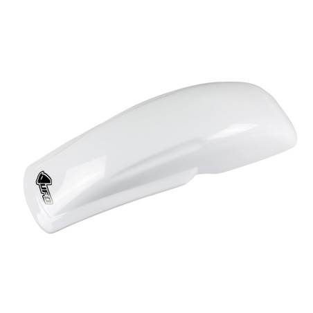 Guardabarros trasero universal UFO 125-250-500 cross-enduro blanco ...