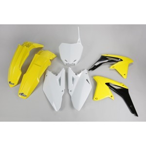 Kit de Plástica UFO OEM Color Yellow / Negro / Blanco Suzuki RM-Z450
