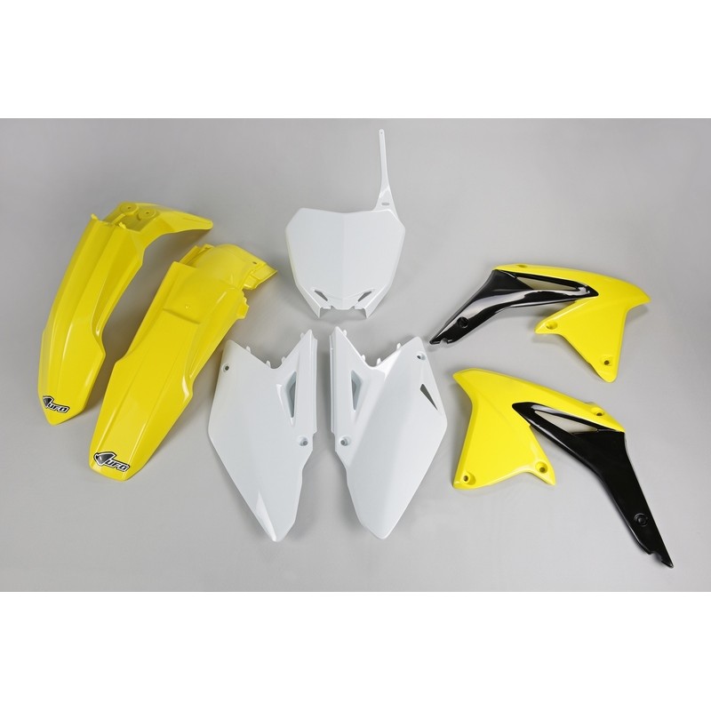 Kit de Plástica UFO OEM Color Yellow / Negro / Blanco Suzuki RM-Z450