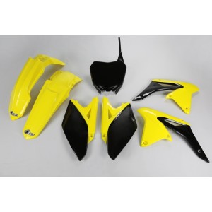 Kit de Plástica UFO OEM Color Yellow / Negro Suzuki RM-Z250