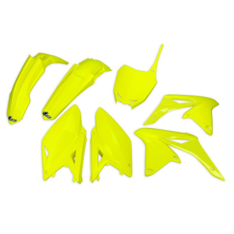 Kit plástica UFO amarillo fluor Suzuki RM-Z250